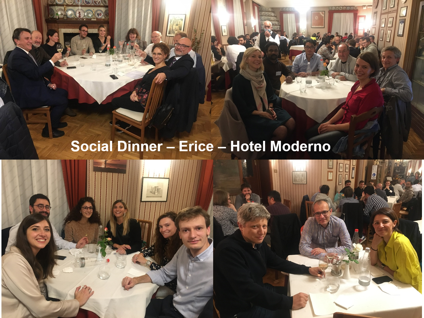 Social Dinner
at Moderno Hotel