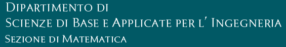 dipartimento di metodi e modelli matematici per le scienze applicate
